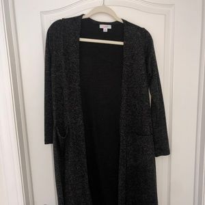 Small- Dark Grey LulaRoe Sarah Cardigan